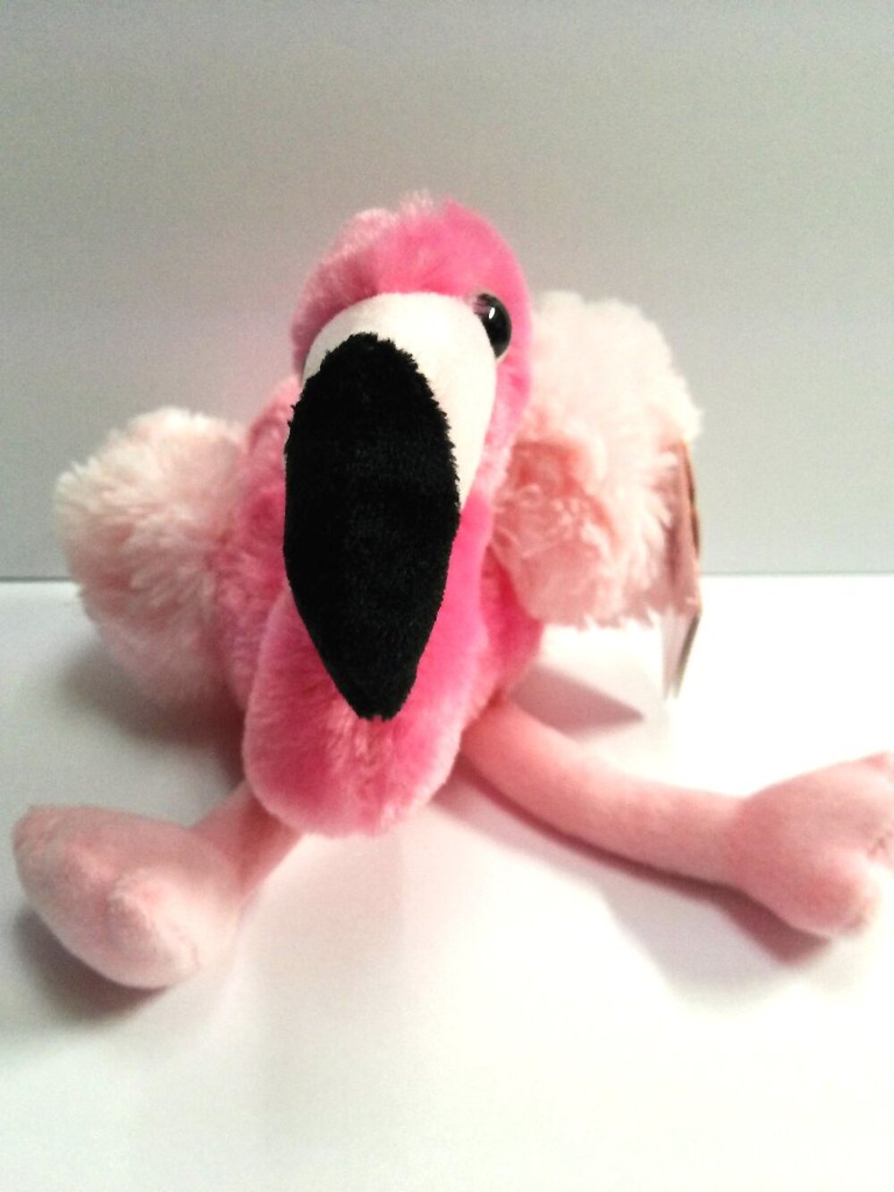 Wild Republic Hug'ems Mini Flamingo #16253 Pink 2019 Stuffed Plush 9" New w/Tag